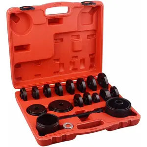 23pcs Front Wheel Drive Bearing Removal Tool, Wheel Bearing Press Kit Bearing Adapters Bearing Installer Tool