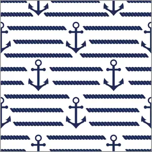Anchor Stripe Gift Wrap