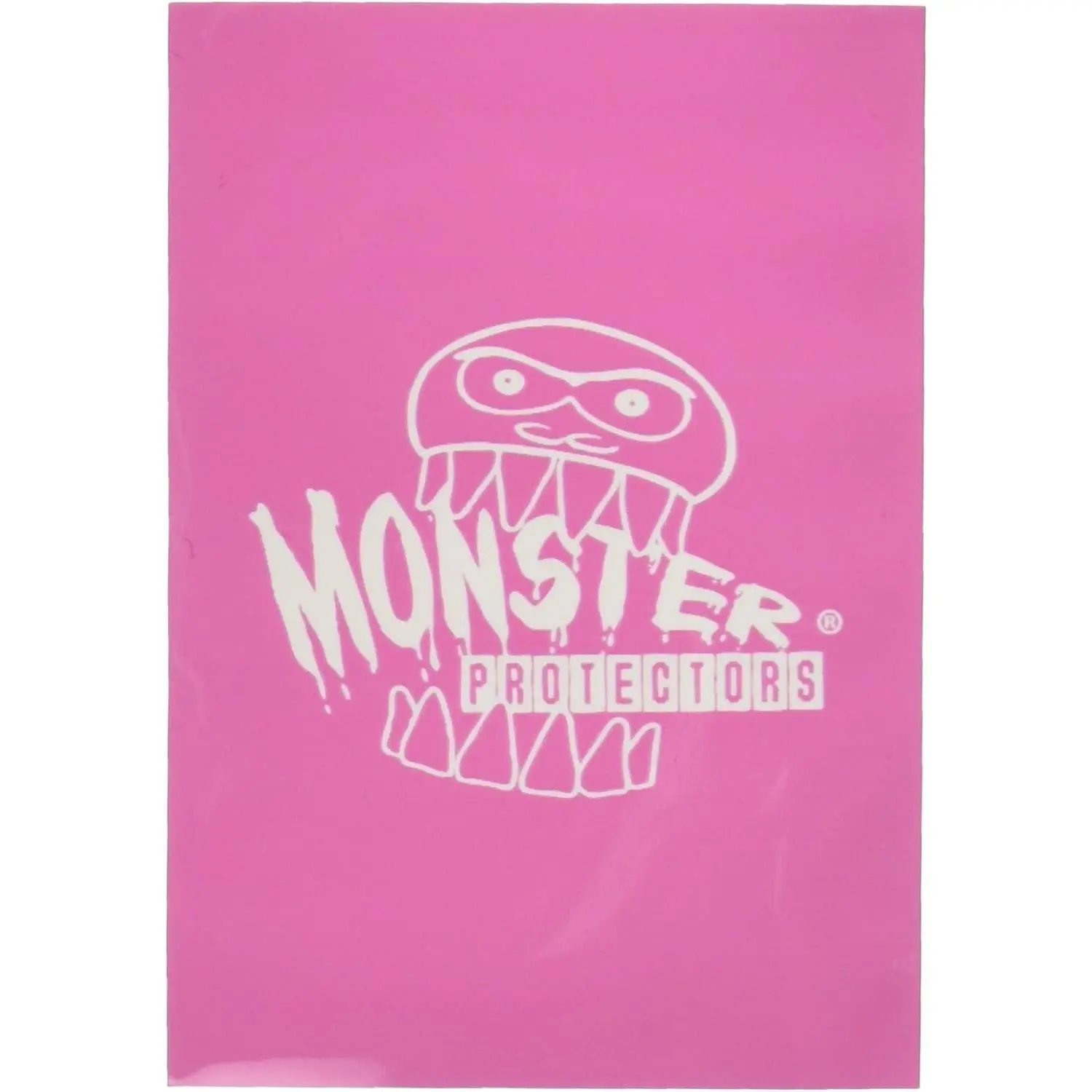 Monster Protectors Sleeves Sleeves - Smaller Size Gloss with Monster Logo - Pink (Fits Yugioh and Other Smaller Sized Gaming Cards)