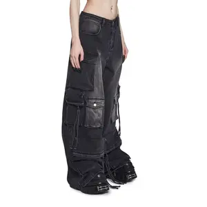 Wicked Persuasion Cargo Jeans - Black