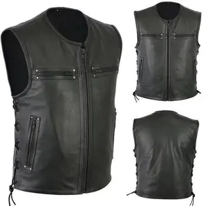 [Vintage Motorcycle Vest] Men's Vintage Motorcycle Vest - Jacket with Benefits