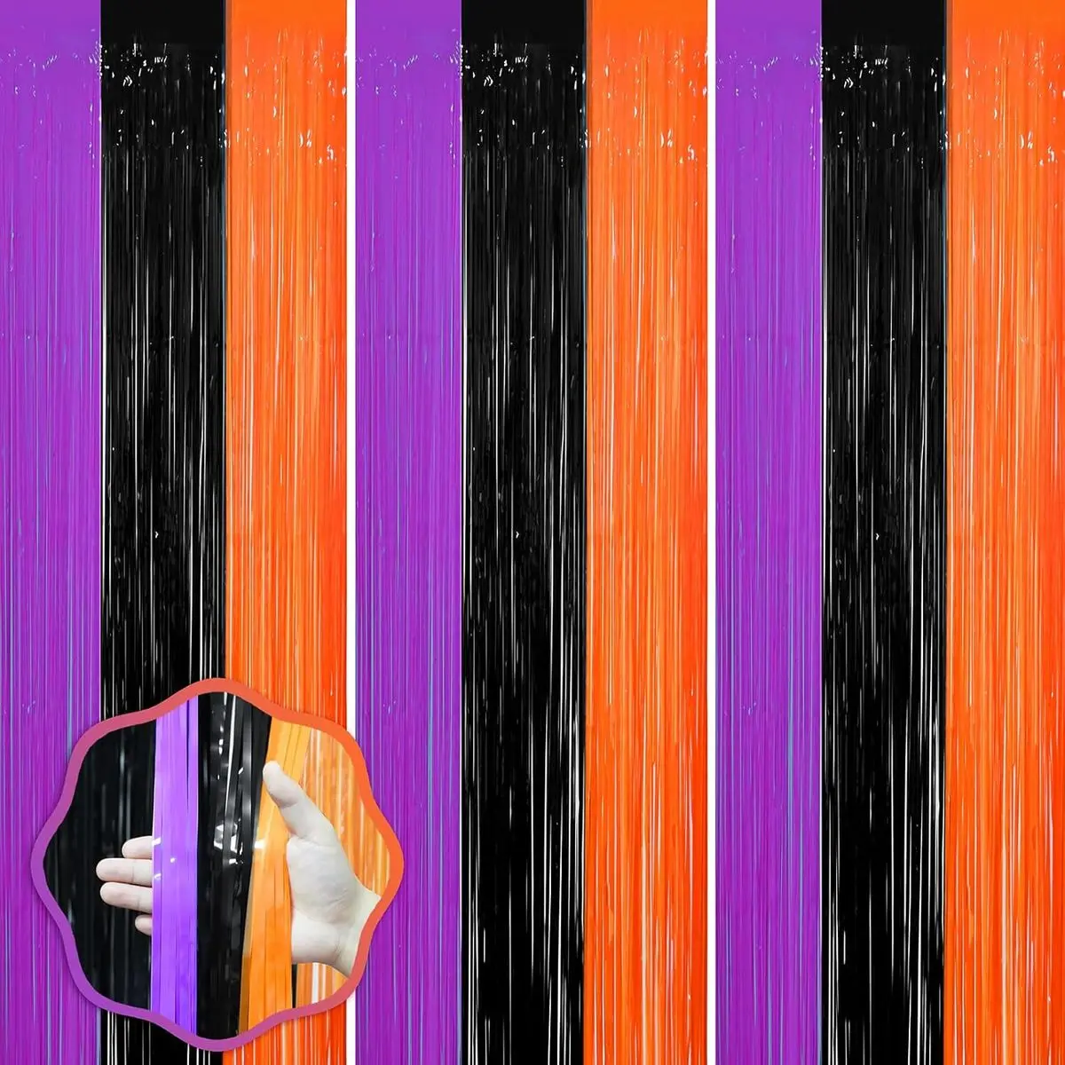 39 Orange Black and Purple