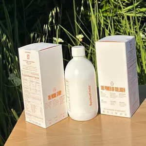 SpoiledChild Collagen Peptides + Vitamin C + Hyaluronic Acid Liquid Collagen Mango Flavor 400ml 13.5 FL oz