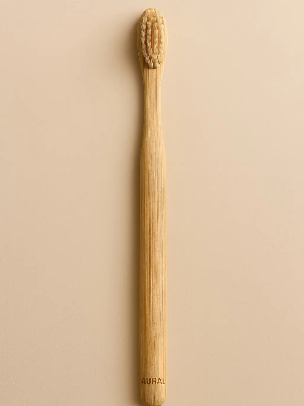 AURAL Premium Natural Bamboo Toothbrush | Gentle on Gums & Plastic-Free