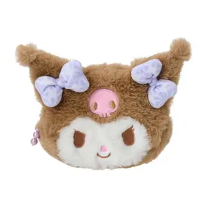 Kuromi Plush Mini Face Pouch (Retro Pastel Series)