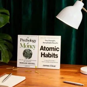【The Psychology of Money】 & 【Atomic Habits Book 】 Wealth As A System:Master Psychology Habits for Financial Success Good Book