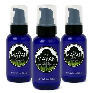 The Mayan Gel 3x1 - 3 Pack of 2 oz Bottles with Pump for Easy Application
