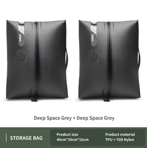 【CHAOFANJI】2-pack/Travel compression bag/Automatic vacuum bag/Comes with rechargeable air pump/Integrated vacuum bag