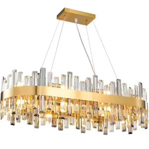 Dimmable 16 - Light 35" Luxury Dimmable Round K9 Crystal Ceiling Light Modern Chandeliers