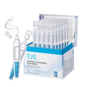 TJE Vitamin C Hyaluronic Acid Serum｜Long-lasting moisturizing, firming and lifting｜contains vitamin C, hyaluronic acid and arbutin｜rejuvenate the skin and reduce wrinkles｜With disposable aseptic packaging｜Made of natural ingredients and non-irritating