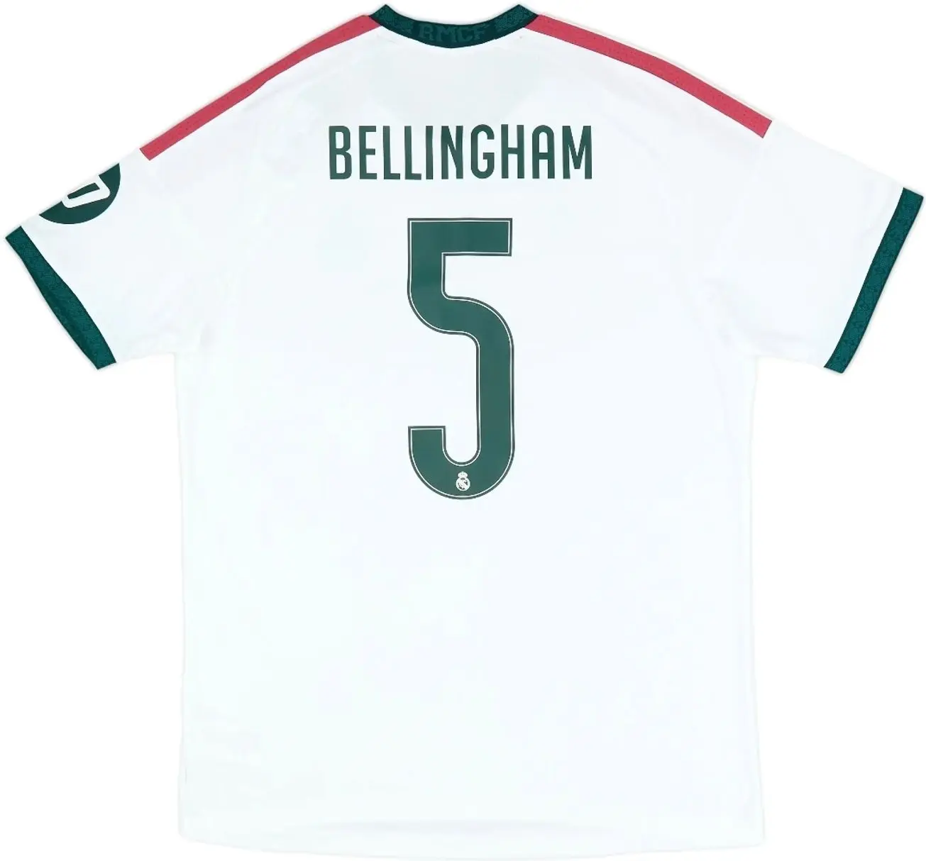 Unisex White Soccer Jersey2026-27 Home Shirt Bellingham #5 Football Shirt Unisex Breathable Fan Style Tee