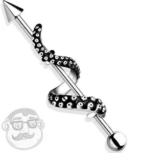 Stainless Steel Tentacle Industrial Barbell