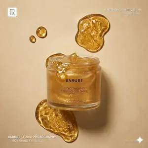 [BARUBT]15-Day Fast-Acting Firming Gold Cream | Dual-Action Hot & Cold Body Gel for Toning & Smoothing Skin | Targeted Care for Belly, Thighs & Arms | Refreshing Hydrating Formula for Men & Women | 200G
