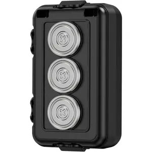 Magnetic Key Box, Hidden Key, Magnetic Car Key Holder, Waterproof Hidden Key Holder Suitable for Outdoor Travel, Magnetic Key Holder for Under Car (MM1, Regular)