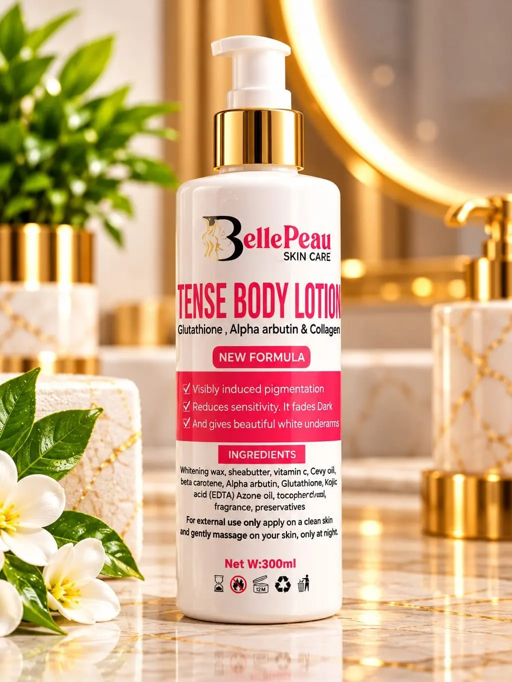 Belle Peau Tense Body lotion 300ml