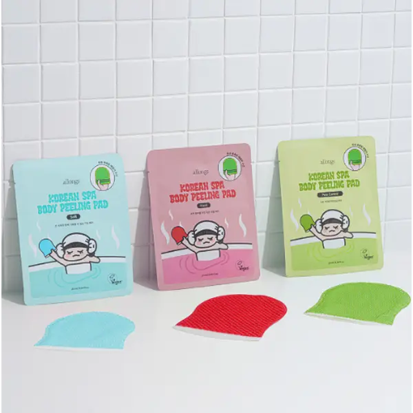[Allongs] Korean Spa Body Peeling Pad (5ea) - Soft /Pore  Control / Hard
