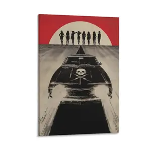 Death Proof Poster Minimalist Movie Posters Poster Canvas Wall Art For Bedroom Decor Bar Office Room Decor Gift
