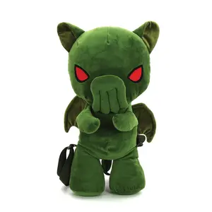 Curious Cottage Goods Cthulhu Plushy Backpack Colorblock Cute backpackeyes