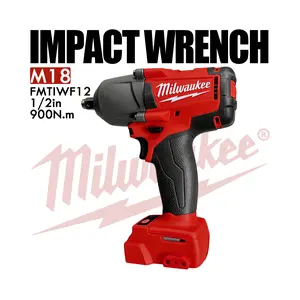 Milwaukee M18 FIW2F12 1/2" Impact Wrench｜Heavy-Duty Bolt Removal & Steel Structure Fastening｜4-Speed｜Brushless Motor