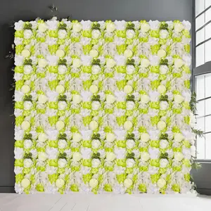 Artificial Silk Rose Flower Wall Panels, 12 Pack of 15x15 Inch 3D Floral Backdrop for Wedding, Party, and Home Decor – Realistic Pink, Easy to Install