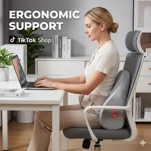 2026 MUST-HAVE!  Ergonomic Lumbar Massager with Heat for Instant Back & Neck Relief - Portable for Home, Car & Office ️ outdoorfun