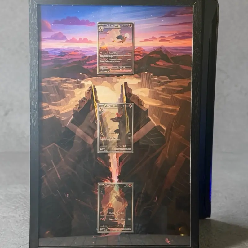 Pokemon 151 11” x 17” Display Frame Extended Art