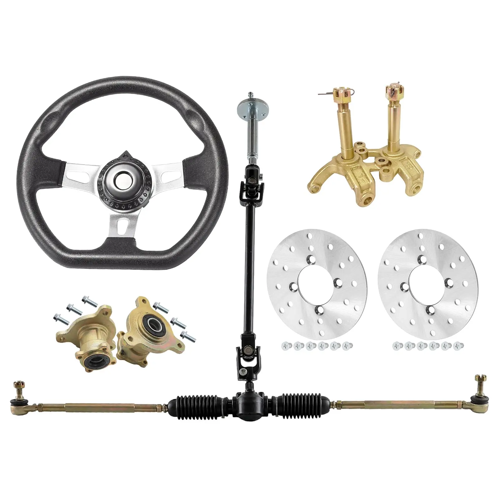 steering wheel gear rack pinion set for go kart ATV Drift Trike