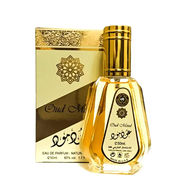 Ard Al Zaafaran Oud Mood Eau de Parfum, 50ML (1.7 oz) - Captivating, Versatile Unisex Fragrance with an Elegant Oud Scent, Fragrances, Single Item
