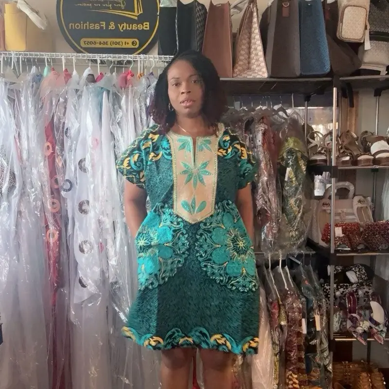African Dresses for Women Traditional Africa Clothing Dashiki Outfits Gown Robe