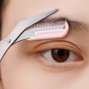Universal Eyebrow Kit Set, Eyebrow Shaping Kit, Includes Brow Trimmer, Brush, Comb, Multi-Pack, Abs & Stainless Steel Materials, Eyebrow Grooming Tools, Makeup Tool Essentials