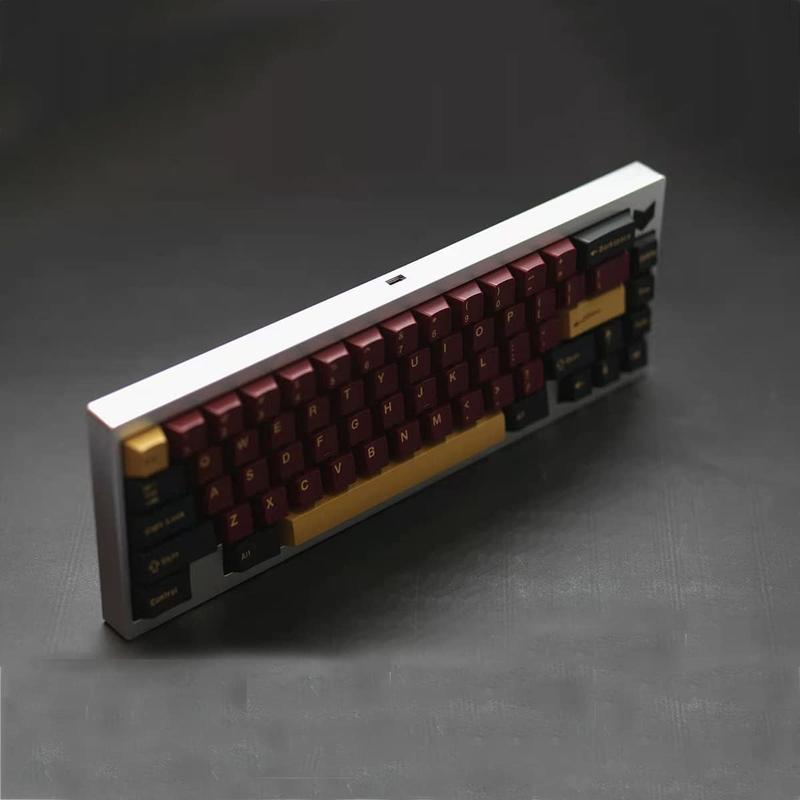 173  Double Shot Keycaps Cherry Profile Red Samurai Keycaps Set Fit for 61/64/87/104/108 Cherry Mx Switches ISO ANSI Layout Mechanical Keyboard