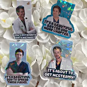 Grey’s Men Magnetic Bookmark - Page Holder - Planner Page Marker