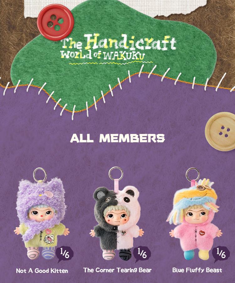 WAKUKU-The handicraft world of WAKUKU Series Vinyl Plush Doll Blind Box