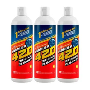 Formula 420 Cleaner - Glass Metal & Ceramic - 12 Oz Bottle - Instant Results - Biodegradable, Room, Set Summervibes