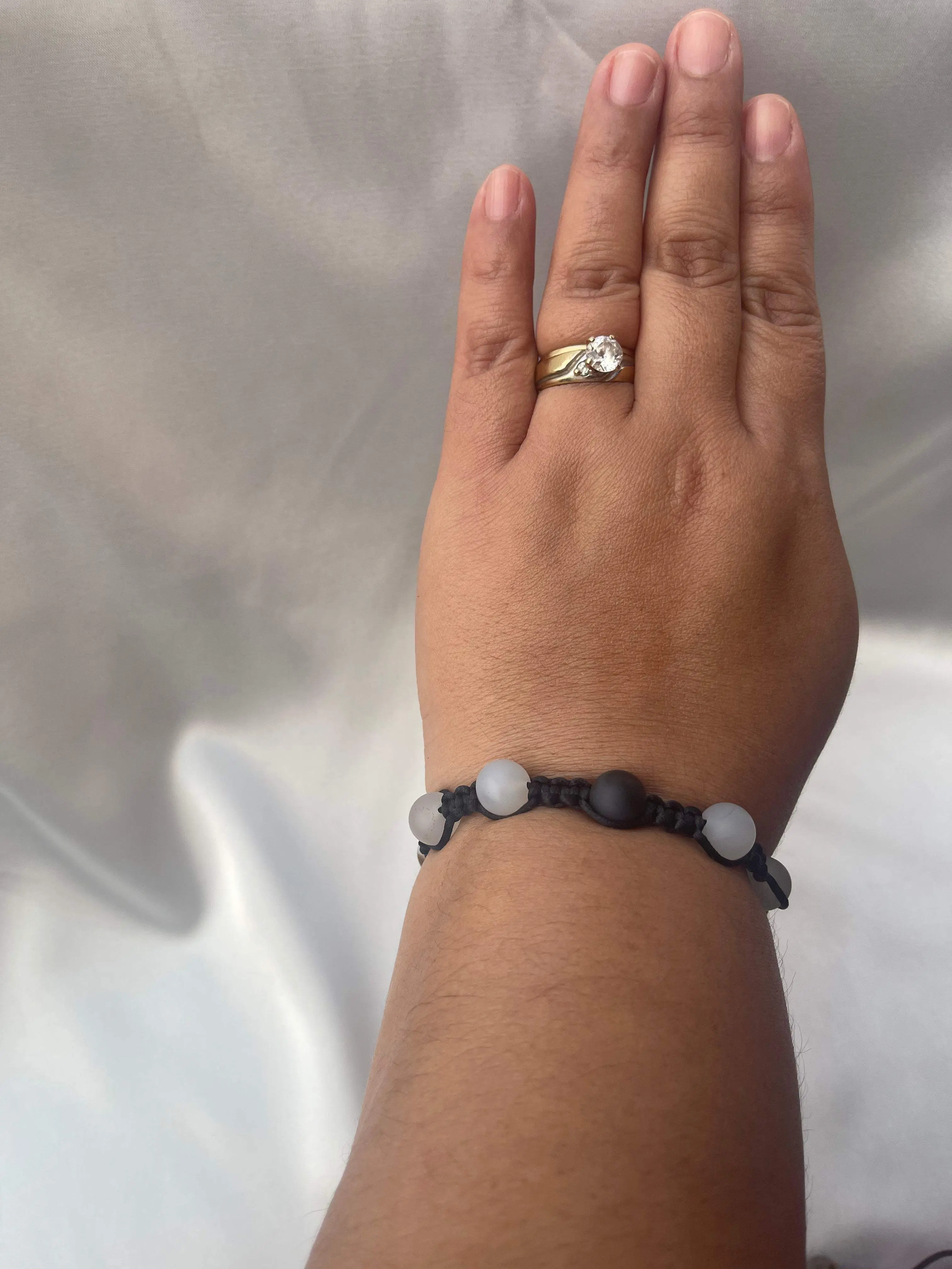 Matte Chalcedony Bracelet