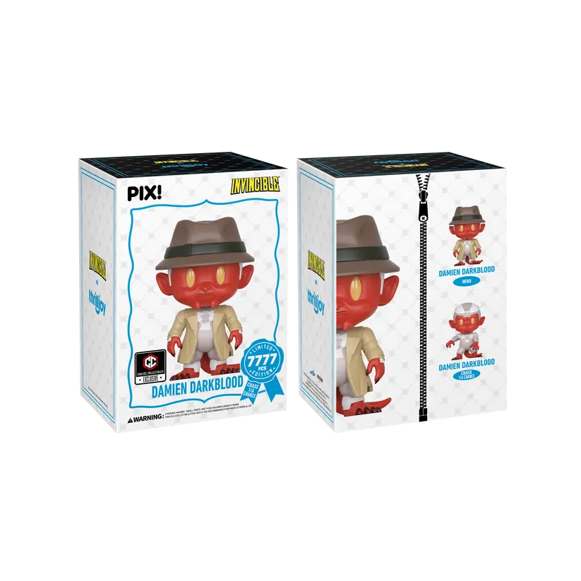 Thrilljoy PIX! Invincible - Damien Darkblood LE7777 (Chalice Collectibles) Exclusive Collectible Blind Box Vinyl Figure
