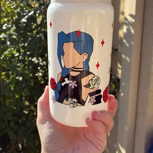 Jinx and Aisha cup(white)