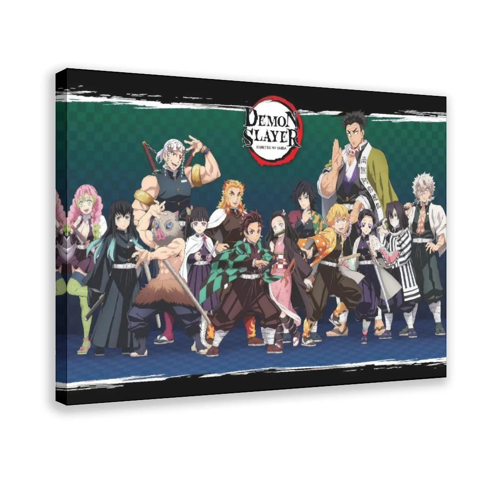 Trends International Demon Slayer - Lineup Artistic Home Wall Art Poster, Wall Picture Decor Painting, Ideal Gift for Anime Fans