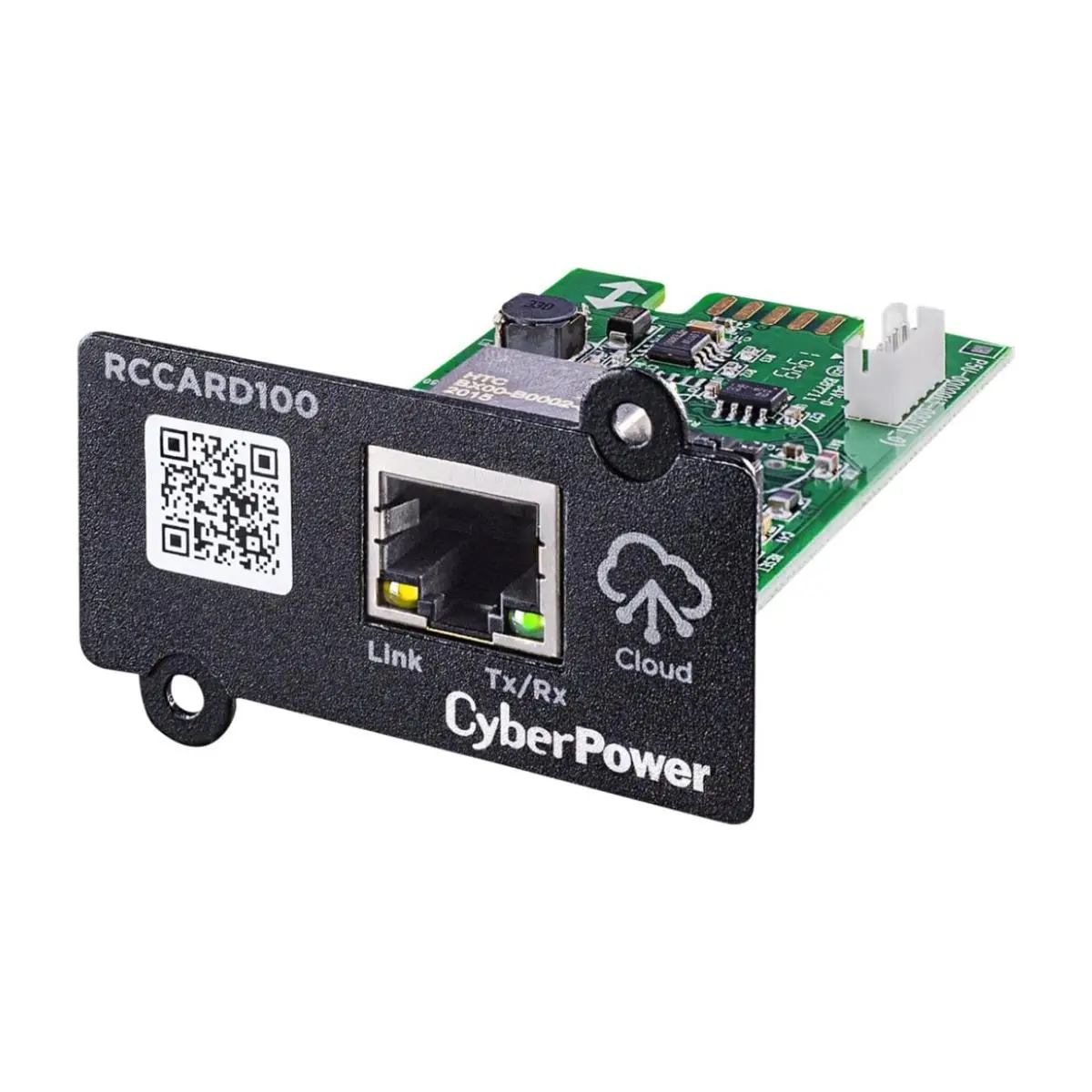 Cyber Power Systems RCCARD100 PowerPanel Cloud Monitoring Card - RJ-45 Ethernet Remote Management Adapter, UPS Monitoring, Secure Web Portal, Status LEDs, 1.7 lbs, Energy-Efficient