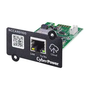 Cyber Power Systems RCCARD100 Cyberpower PowerPanel Cloud Monitoring Card - RJ-45 Ethernet Remote Management Adapter, Secure Web Portal, Green