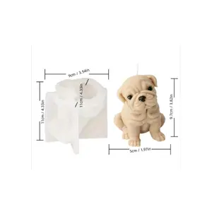 Silicone Mold Bulldog Design
