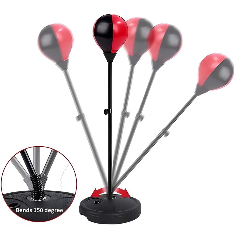 Standing Boxing Quick Ball Kit with 2 Boxing Gloves and Punching Ball, Stress Relief Office Equipment, Adult Reaction Training Ball, Boxing Sets