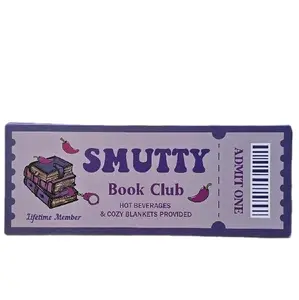Smutty Book Club Bookmark for Steamy Romance Fans - Fun & Cheeky Design for Late-Night Reads - #SmutTok #BookishVibes
