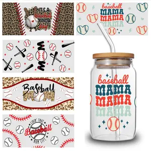 5 Sheets Baseball Mama UV DTF Stickers Artwork Decoration Items Floral Designs uv dtf cup wraps Transfer Sticker Decal Winter Landscape Canvas Posters Photography Print samantha new wanted