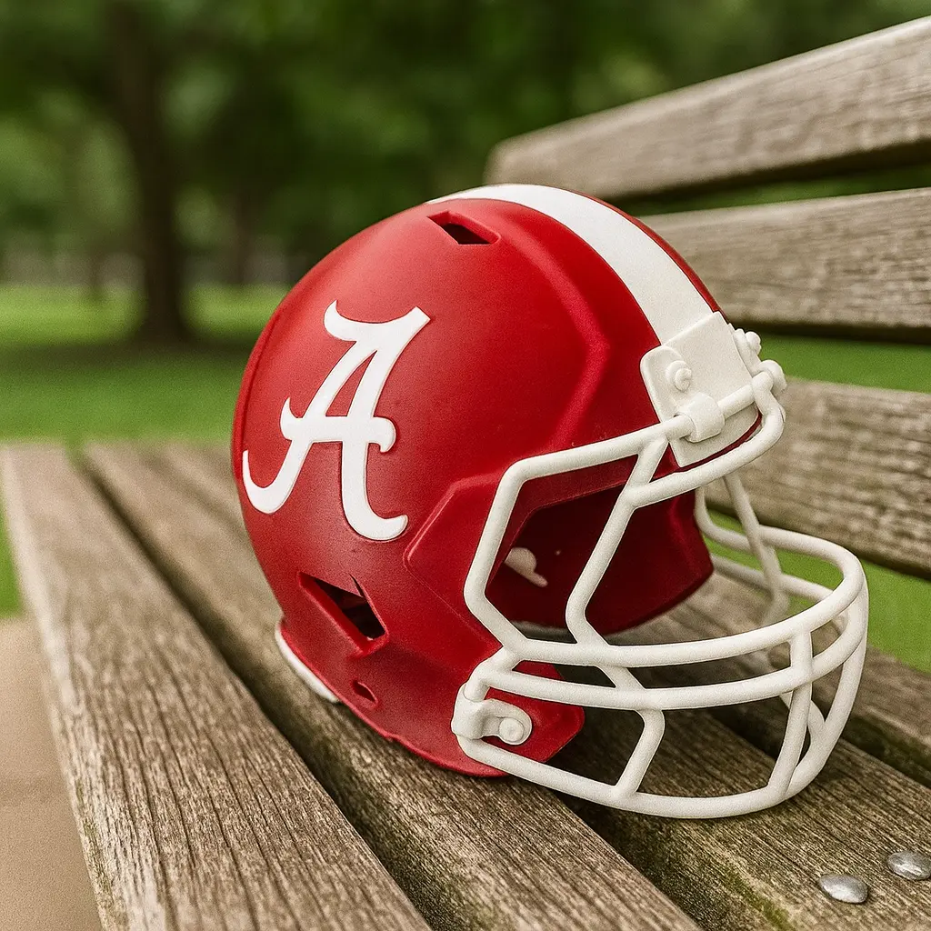 Alabama Mini Football Helmet - Custom 3D Printed Decor, Mini Size, Unique  Design for Fans & Collectors - TikTok Shop