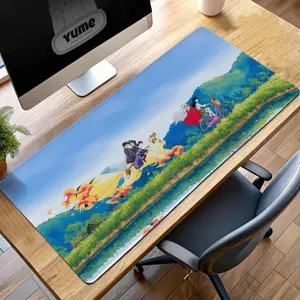 Inuyasha Anime Gaming Mouse Pad, Feudal Era Journey Desk Mat, Kagome & Inuyasha Scenic Gift, Fantasy Adventure Setup