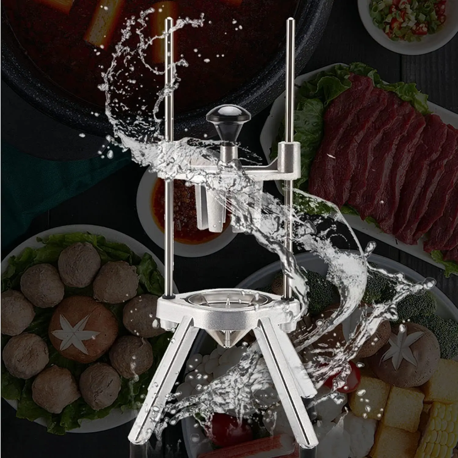 8-Section Stainless Steel Blade Fruit Wedge Slicer Cutter - Kitchen Utensil for Bar, Restaurant Commercial Use