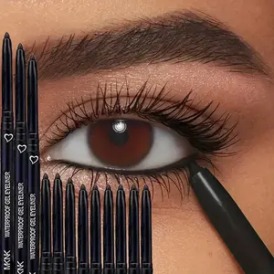Waterproof Eyeliner Gel Pens - Easy Glide, Smudge-Proof & Beginner Friendly, Black, 24 Months Shelf Life, Perfect for Everyday Wear