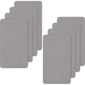 8 count Nylon Repair Patch Self-Adhesive  Lightweight Repair Patch for Clothing Down Jacket Tent Cloth Bag(Gray)