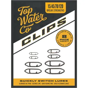Fishing Speed Clips - Durable Stainless Steel, Fast Lure Connector (Multiple Sizes)